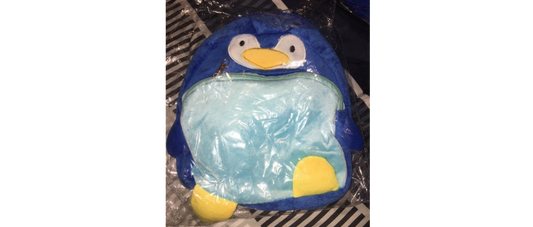 Blue Small Penguin Book Bag Toddler Size
