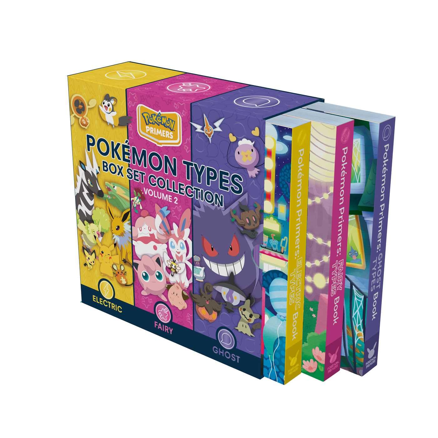 Pokémon Primers Types: Box Set Collection Volume 2: Electric, Fairy, and Ghost