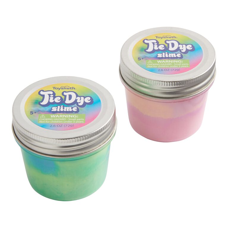 Slime Time - Portable Slime Sets in Neon, Metallic, or Tie Dye - 5.5oz Container