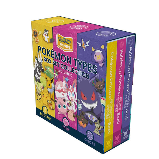 Pokémon Primers Types: Box Set Collection Volume 2: Electric, Fairy, and Ghost