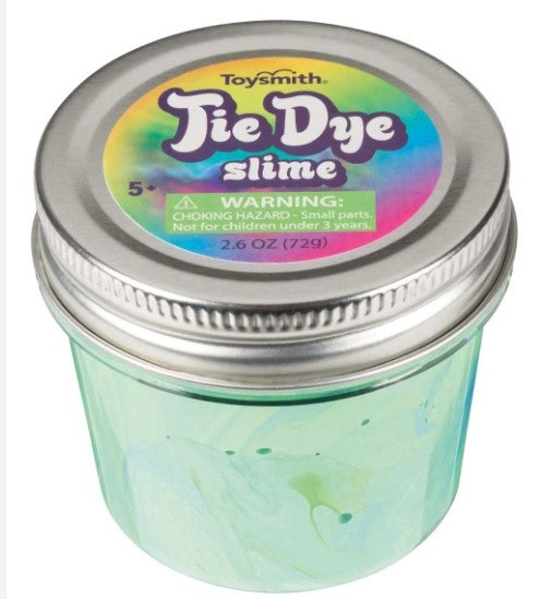 Slime Time - Portable Slime Sets in Neon, Metallic, or Tie Dye - 5.5oz Container