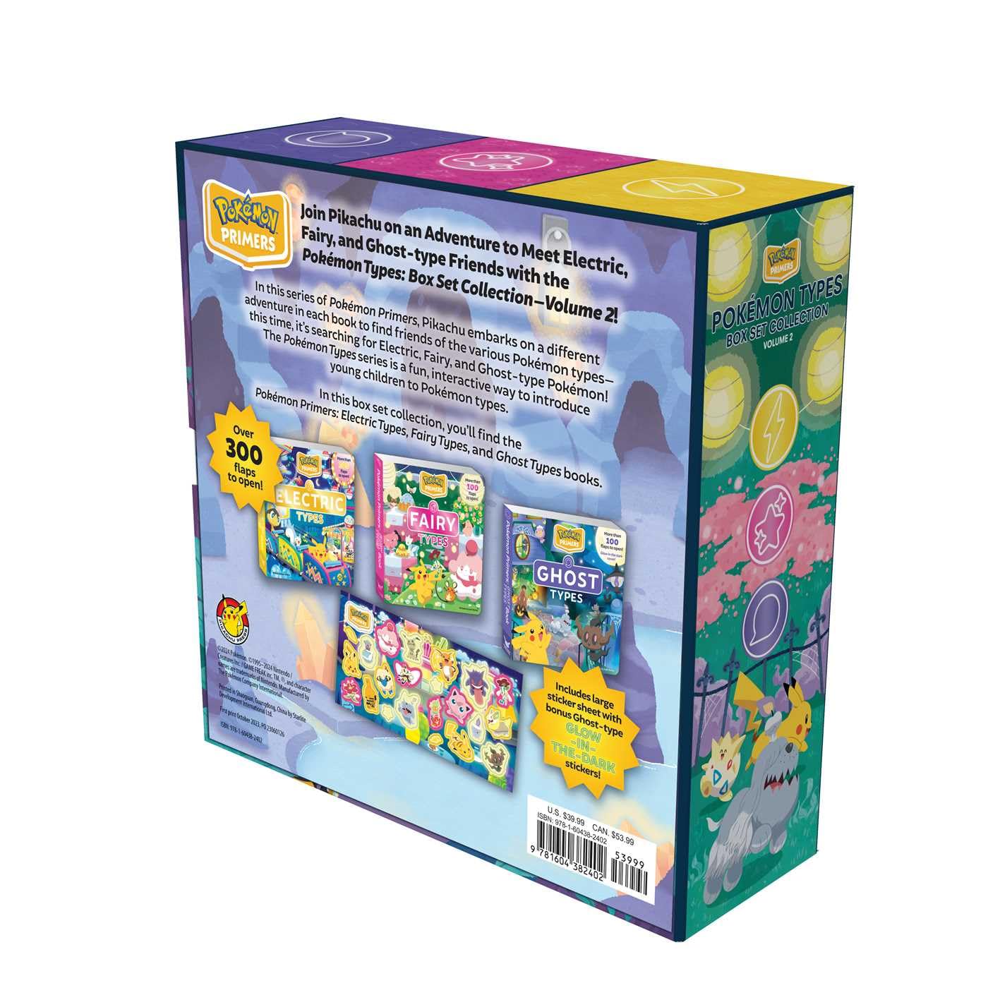 Pokémon Primers Types: Box Set Collection Volume 2: Electric, Fairy, and Ghost