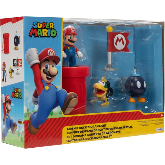 World of Nintendo Super Mario Airship Deck Diorama Set