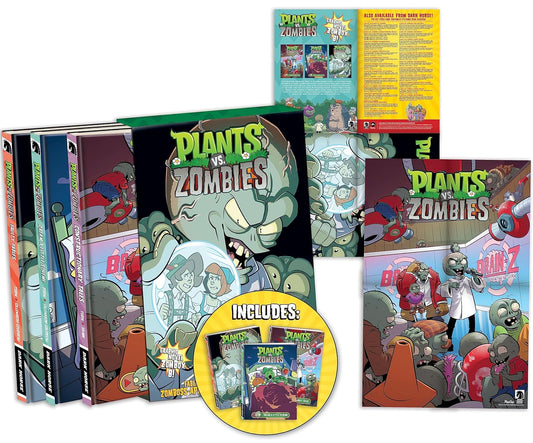 Plants vs. Zombies Graphic Novels Into One Deluxe Boxed Set! New Sealed