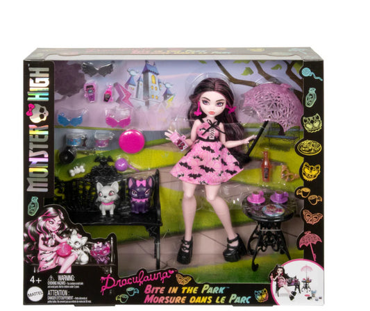 Monster High Draculaura Bite in the Park Playset - New