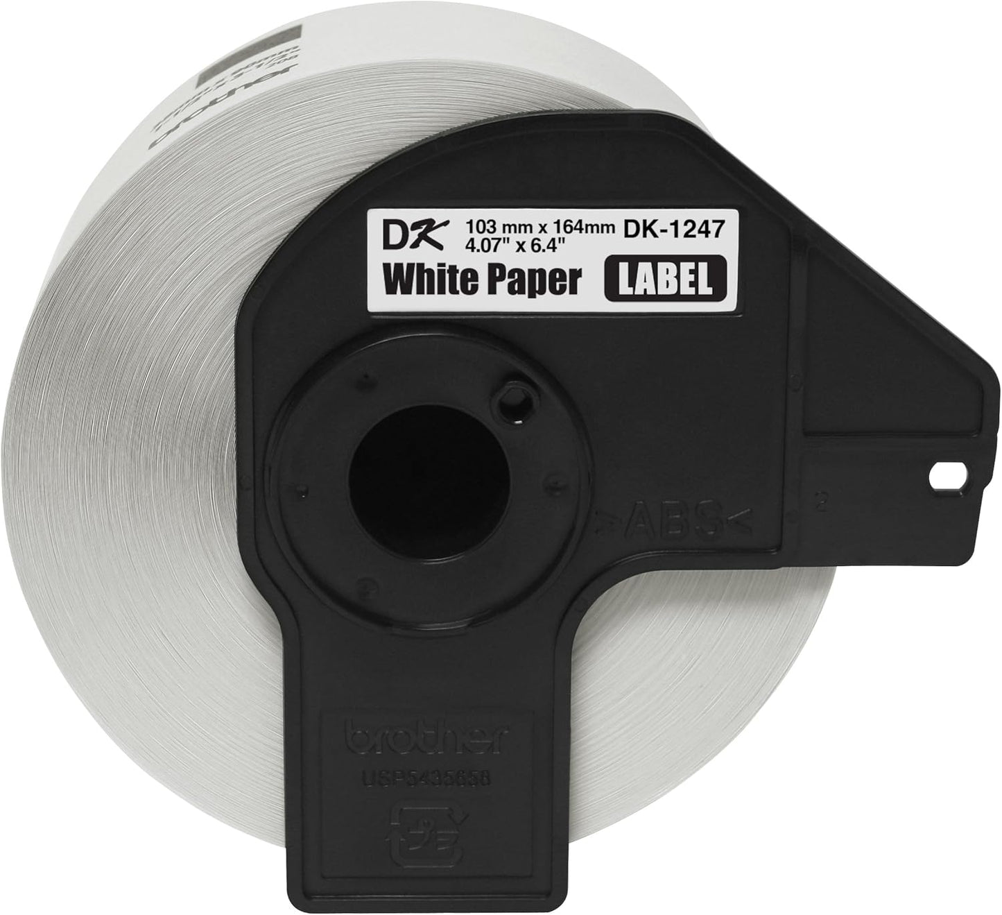 Brother Genuine DK-1247 Shipping Labels – 180 Labels per Roll 4.07” x 6.4”